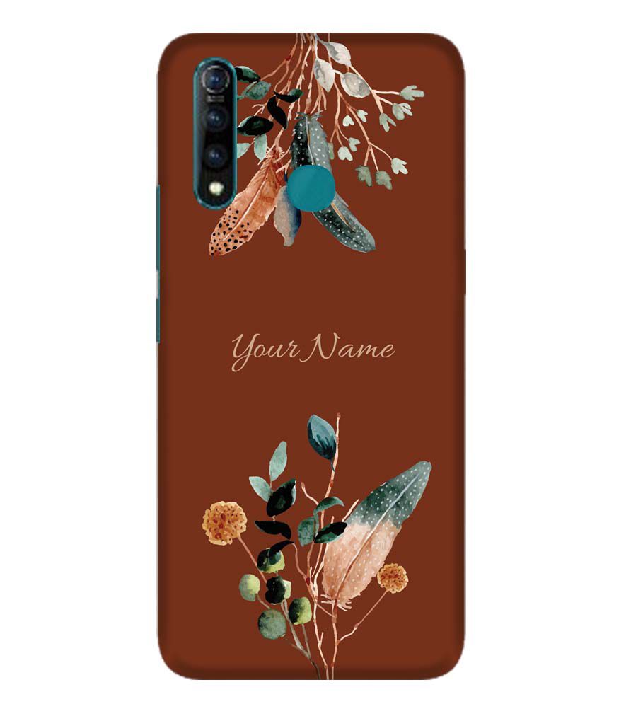 IK5011-Amazing Plants with Name Back Cover for Vivo Z1 Pro