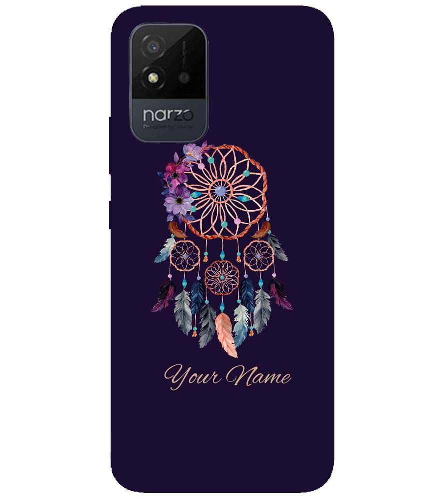 IK5012-Dream Catcher with Name Back Cover for Realme Narzo 50i