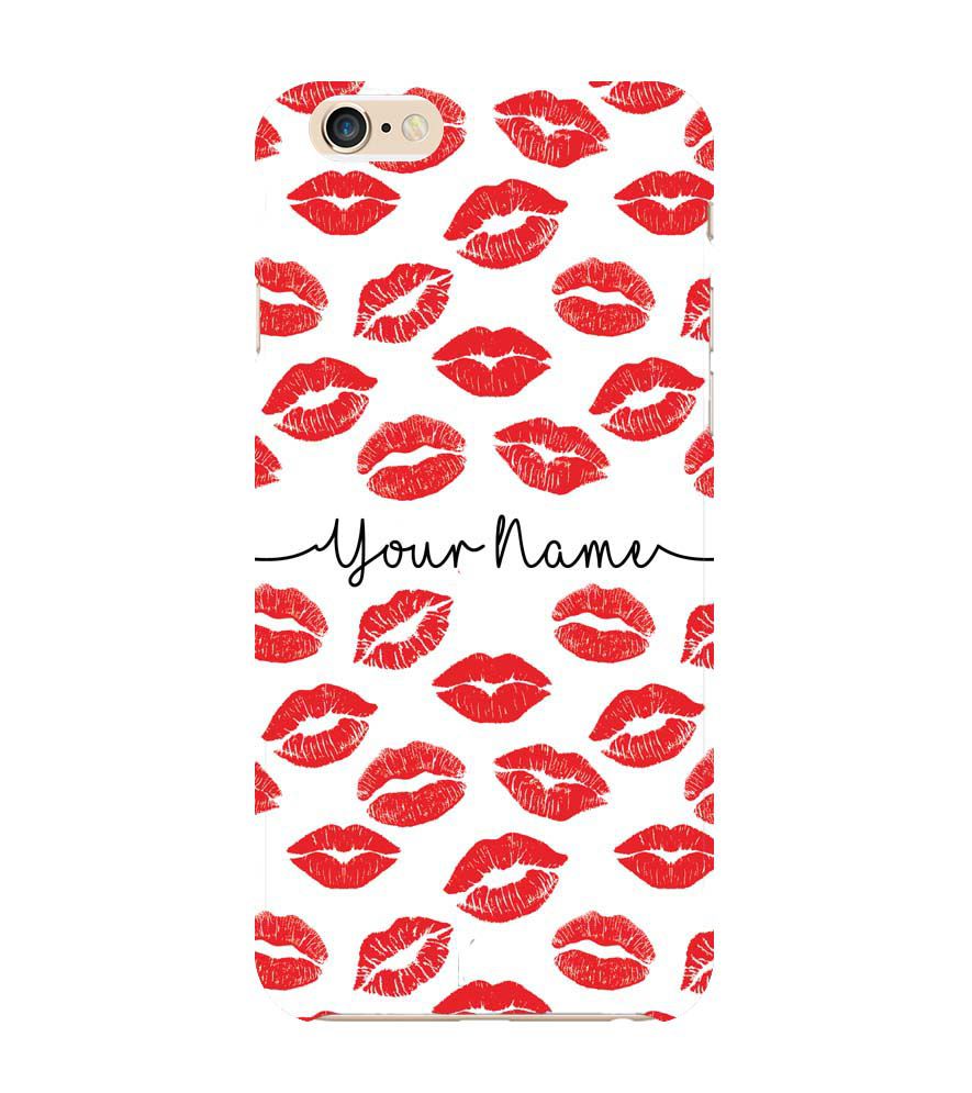 IK5015-Girly Lipstics with Name Back Cover for Apple iPhone 6 and iPhone 6S
