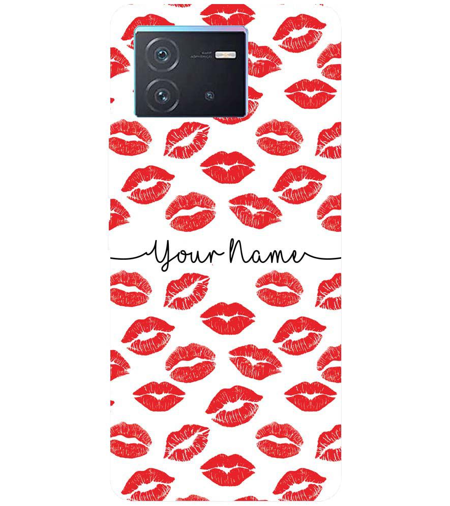 IK5015-Girly Lipstics with Name Back Cover for vivo iQOO Neo 6