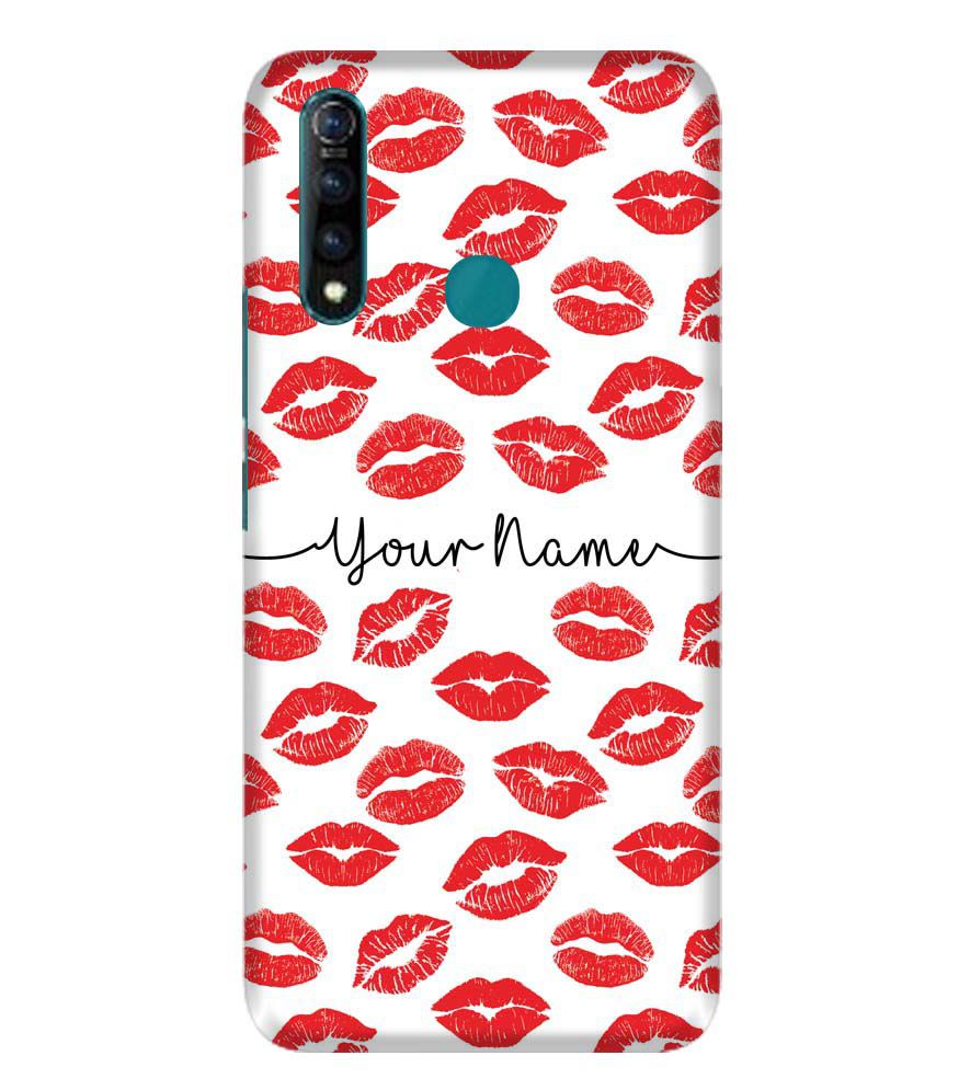 IK5015-Girly Lipstics with Name Back Cover for Vivo Z1 Pro