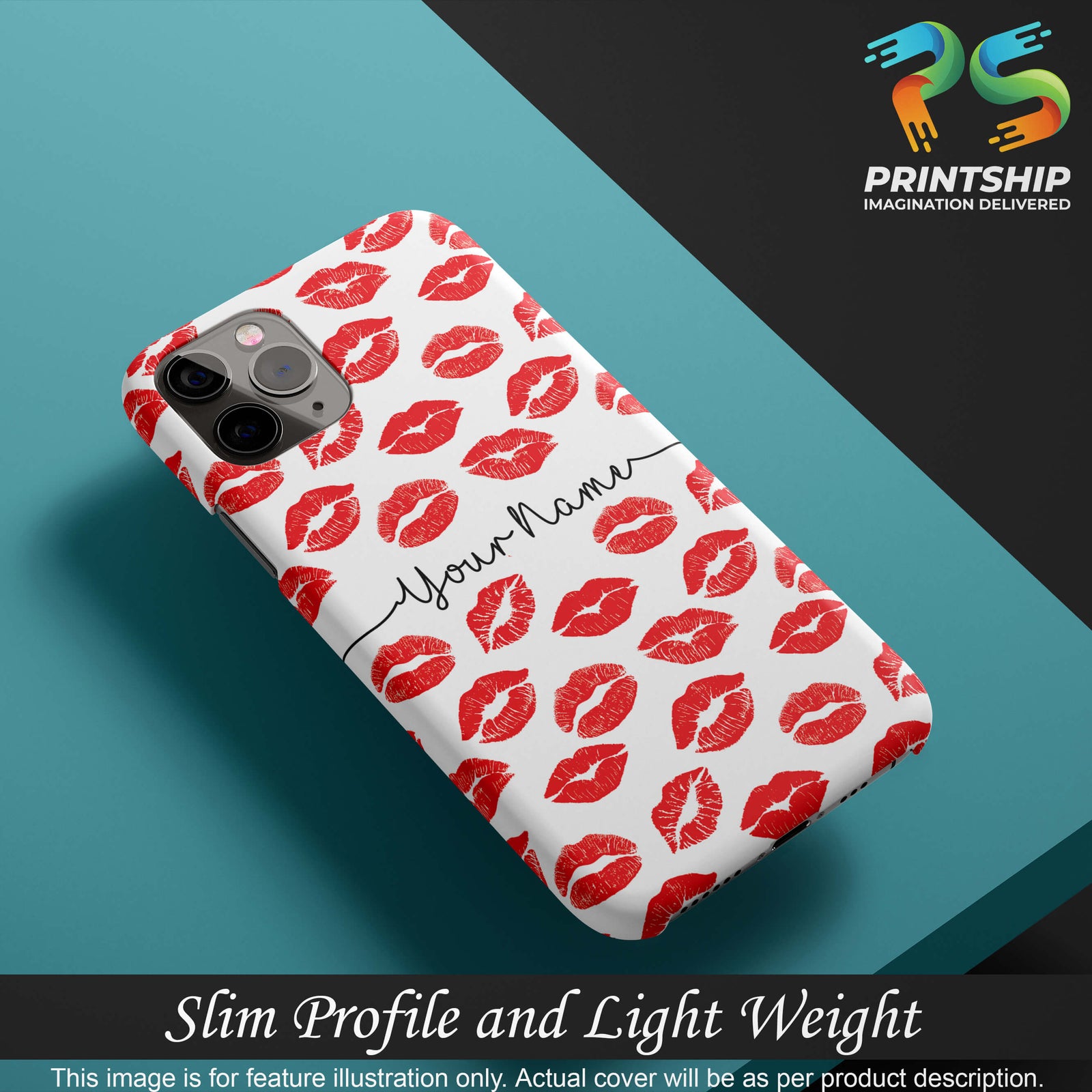 IK5015-Girly Lipstics with Name Back Cover for Oppo F1s : A59-Image4