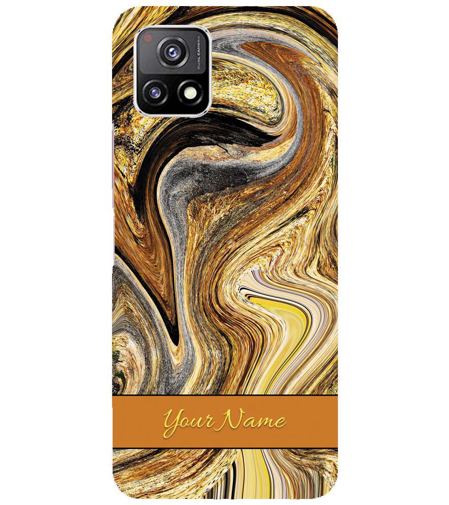 IK5018-Modern Art Name Back Cover for vivo Y52s