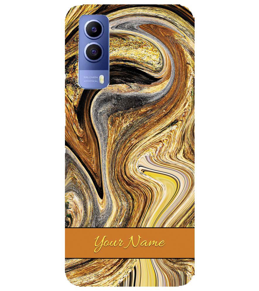 IK5018-Modern Art Name Back Cover for vivo Y53s