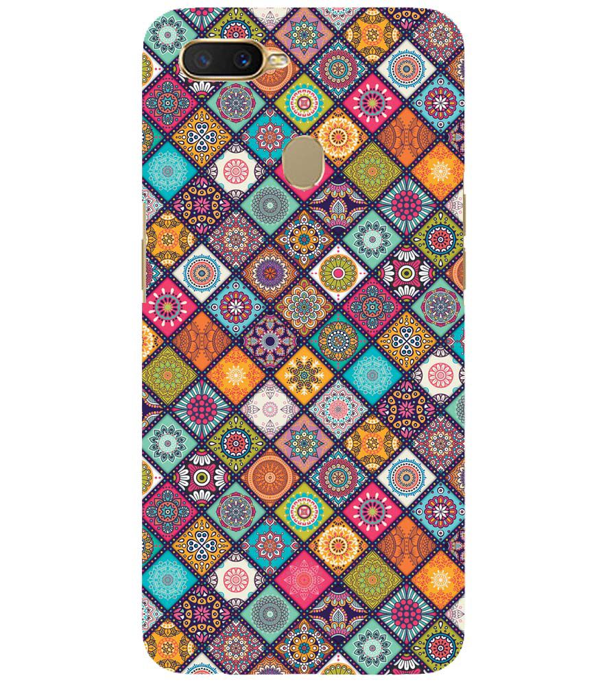 P0197-Beautiful Mandala Pattern Back Cover for Oppo A11K