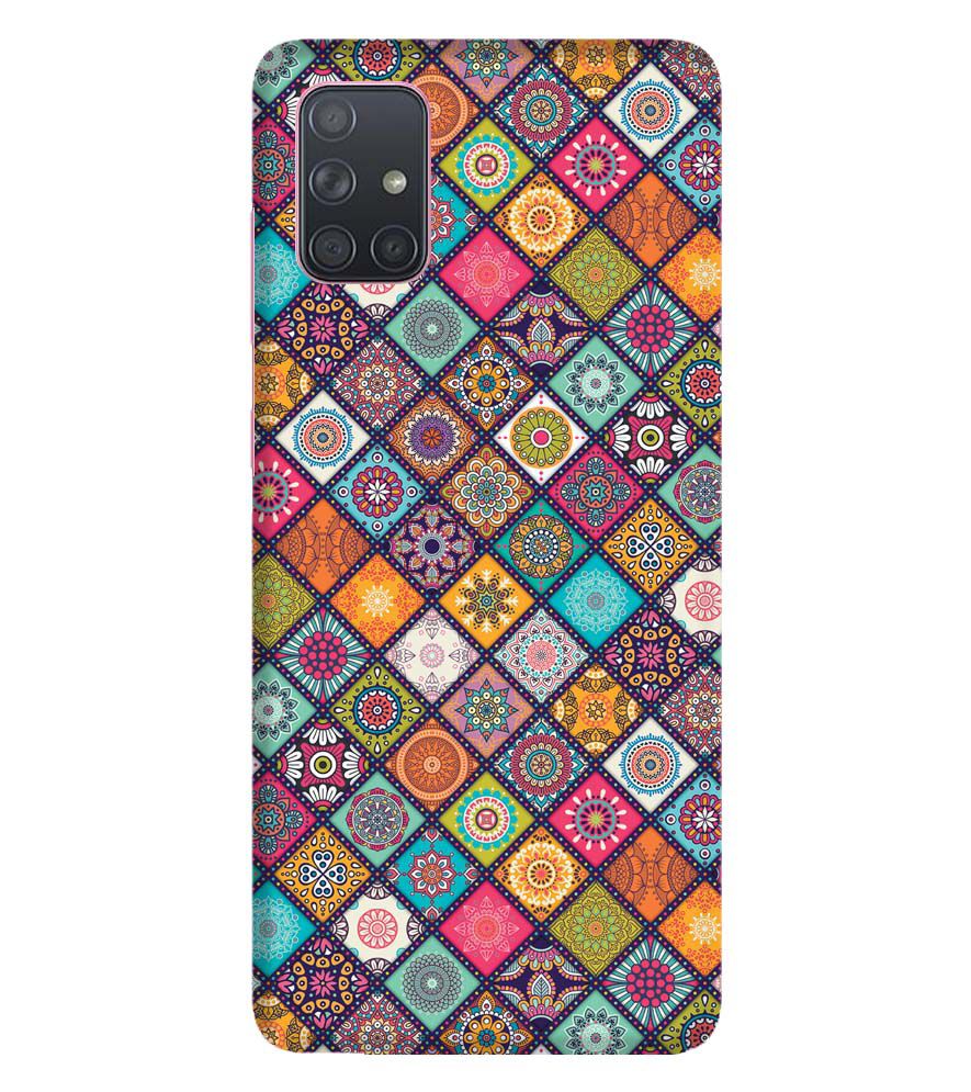 P0197-Beautiful Mandala Pattern Back Cover for Samsung Galaxy A71