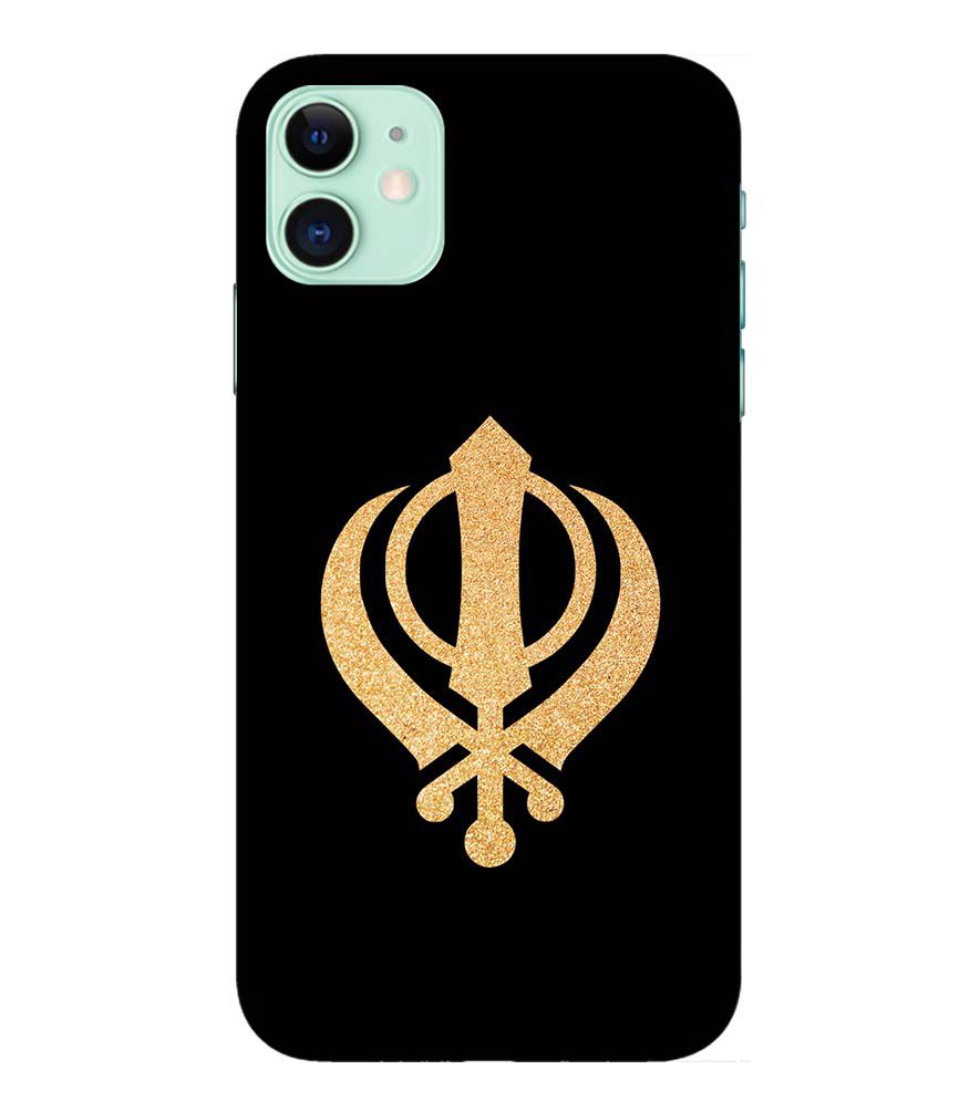 PS1300-Khanda Sahib Back Cover for Apple iPhone 11