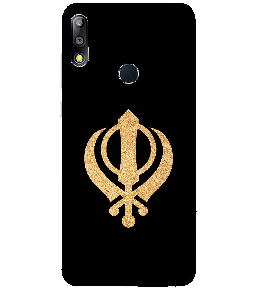 PS1300-Khanda Sahib Back Cover for Asus Zenfone Max Pro (M2) ZB631KL