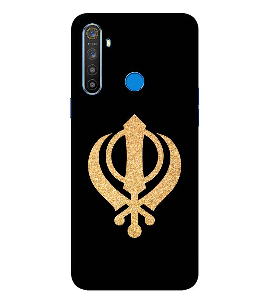 PS1300-Khanda Sahib Back Cover for Realme Narzo 10