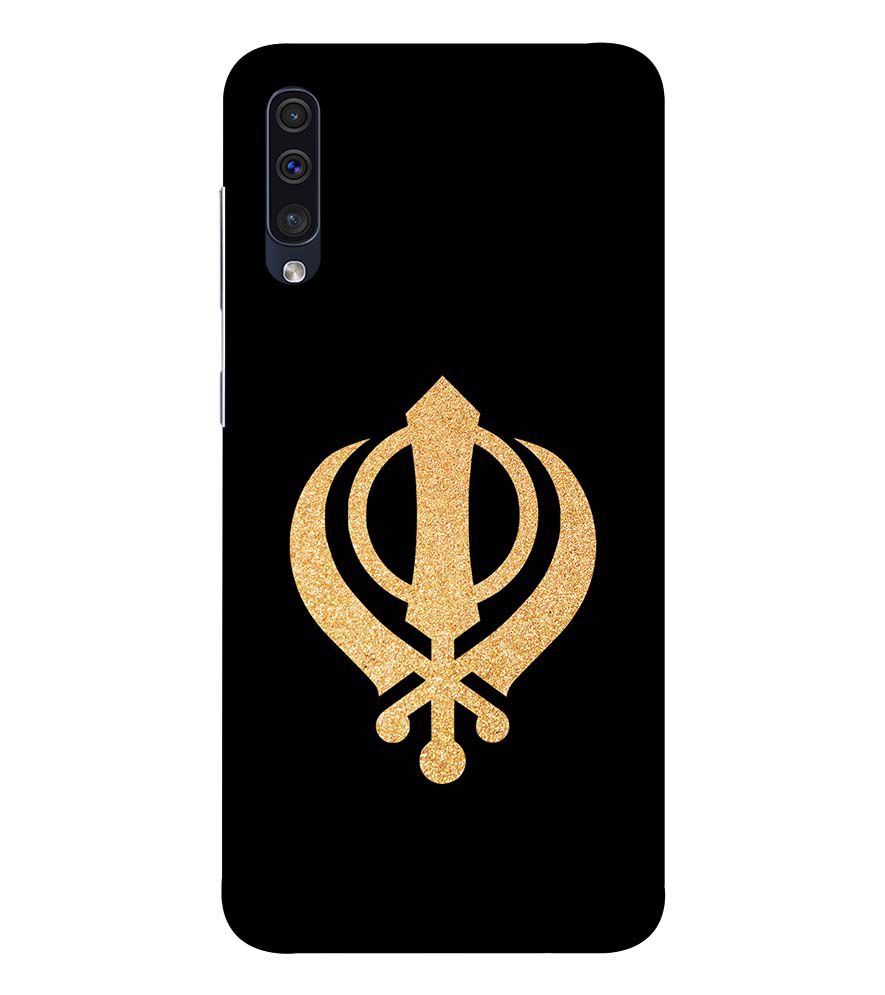 PS1300-Khanda Sahib Back Cover for Samsung Galaxy A50
