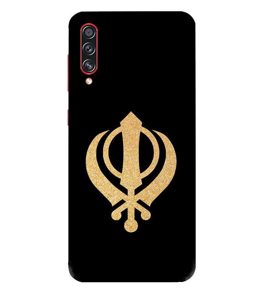 PS1300-Khanda Sahib Back Cover for Samsung Galaxy A70s