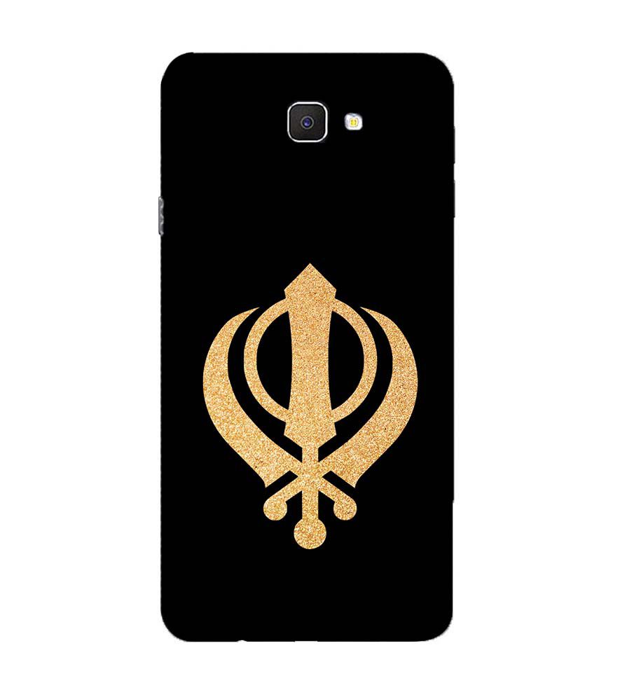 PS1300-Khanda Sahib Back Cover for Samsung Galaxy C9 Pro