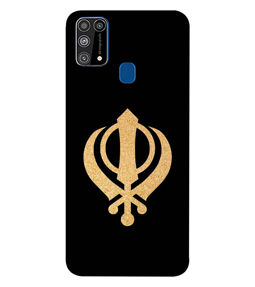 PS1300-Khanda Sahib Back Cover for Samsung Galaxy M31