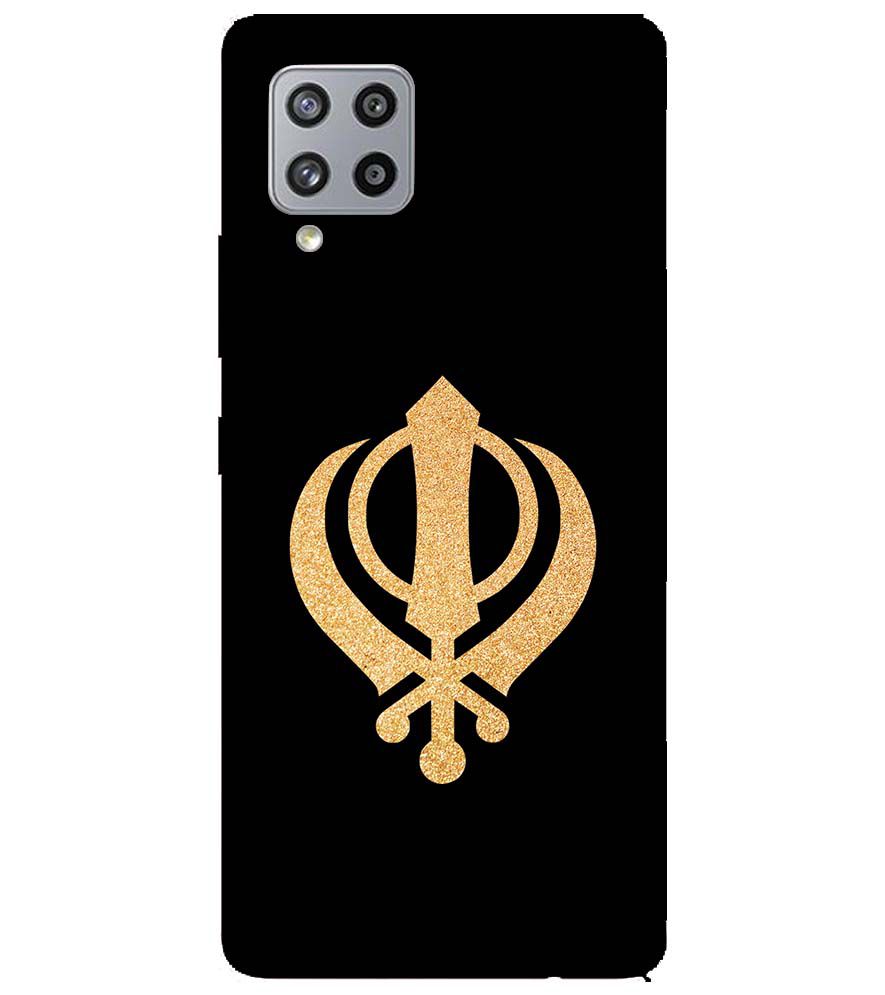 PS1300-Khanda Sahib Back Cover for Samsung Galaxy M42