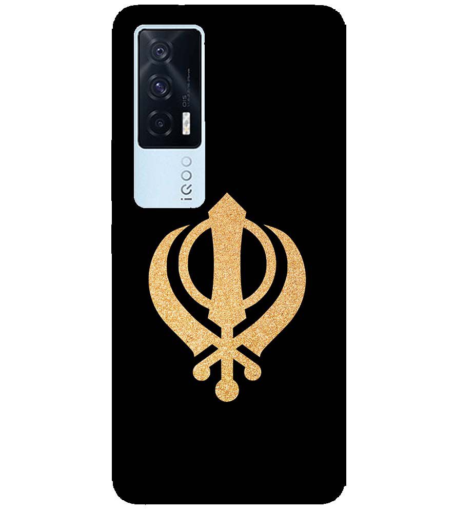 PS1300-Khanda Sahib Back Cover for vivo iQOO 7