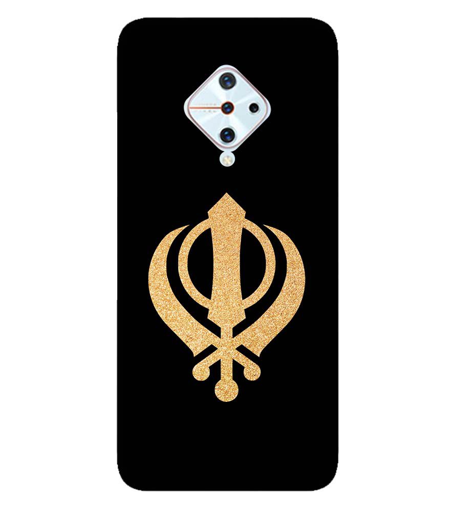 PS1300-Khanda Sahib Back Cover for Vivo S1 Pro