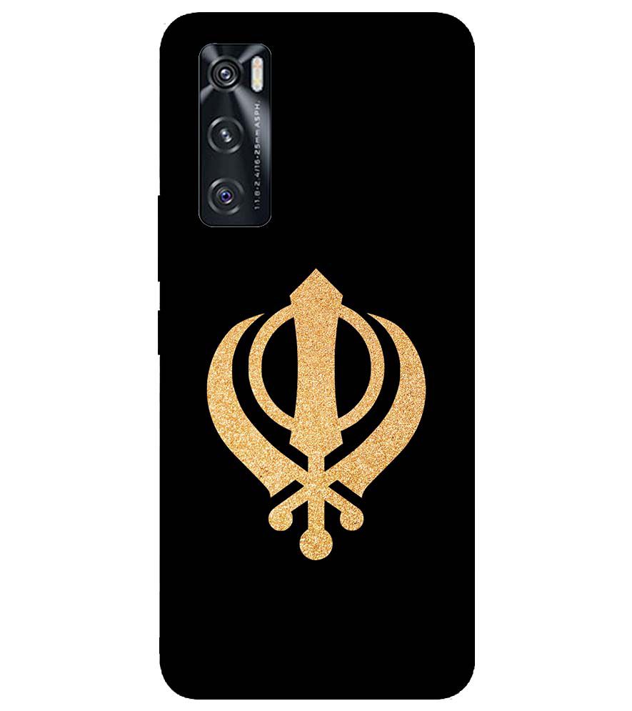 PS1300-Khanda Sahib Back Cover for vivo V20 SE
