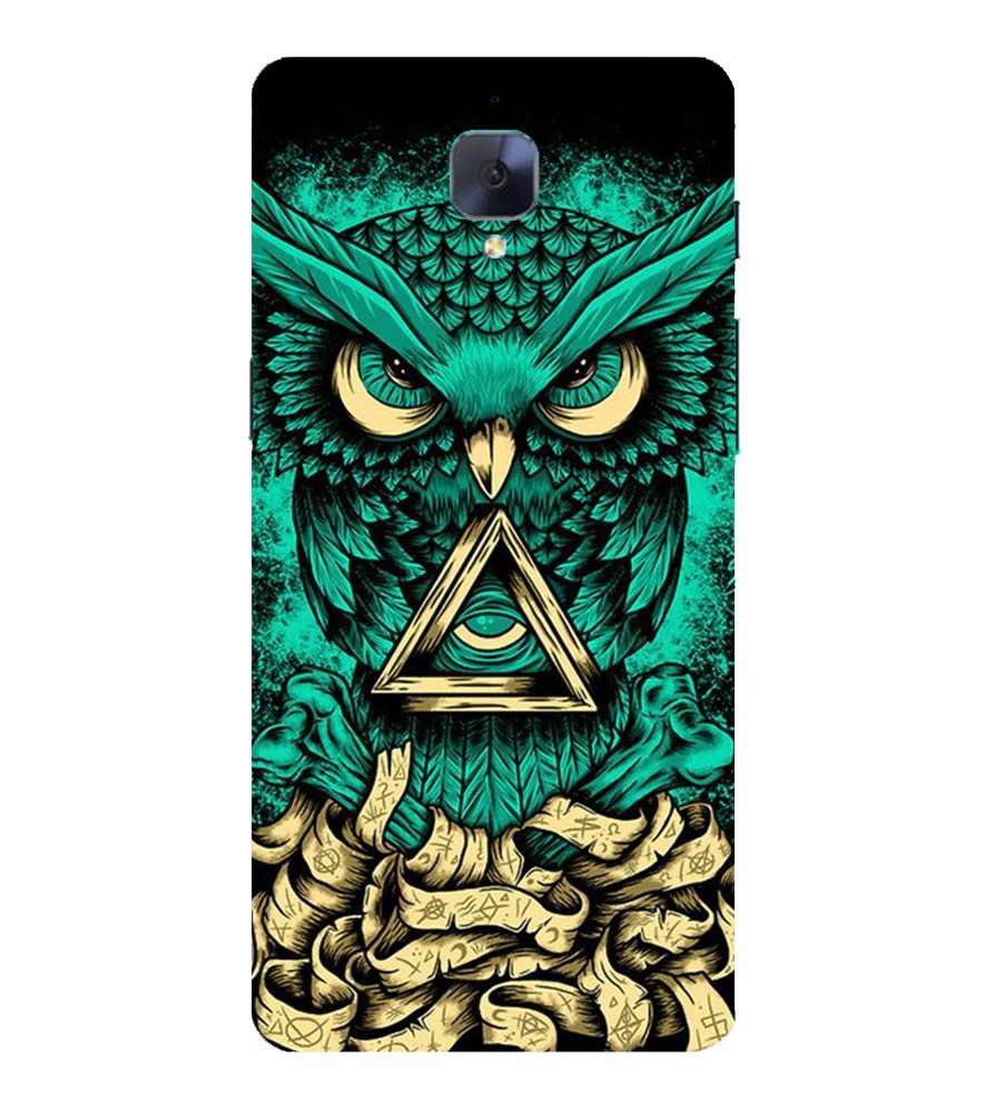 PS1301-Illuminati Owl Back Cover for OnePlus 3 and OnePlus 3T