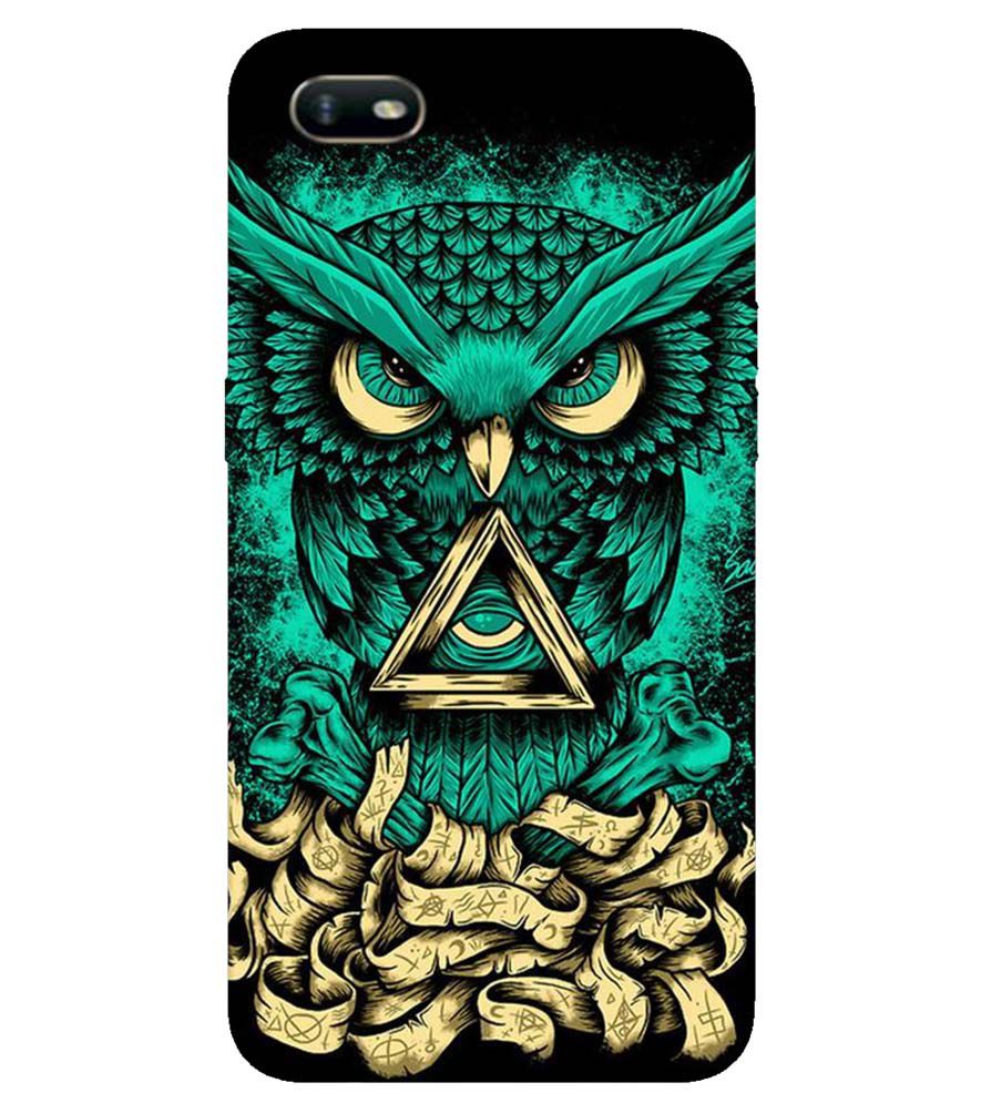 PS1301-Illuminati Owl Back Cover for Oppo A1k