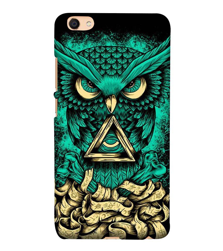 PS1301-Illuminati Owl Back Cover for vivo Y55s