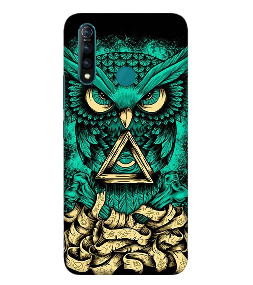 PS1301-Illuminati Owl Back Cover for Vivo Z1 Pro
