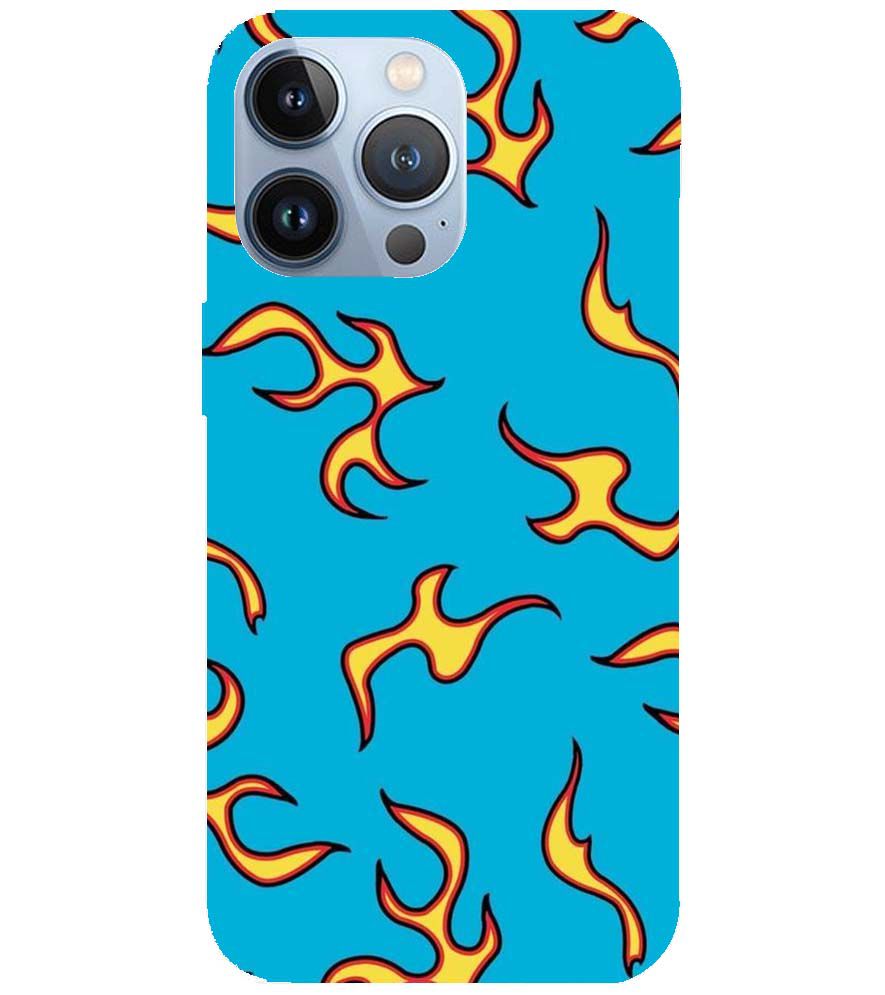PS1303-Golf Wang Flame Back Cover for Apple iPhone 13 Pro