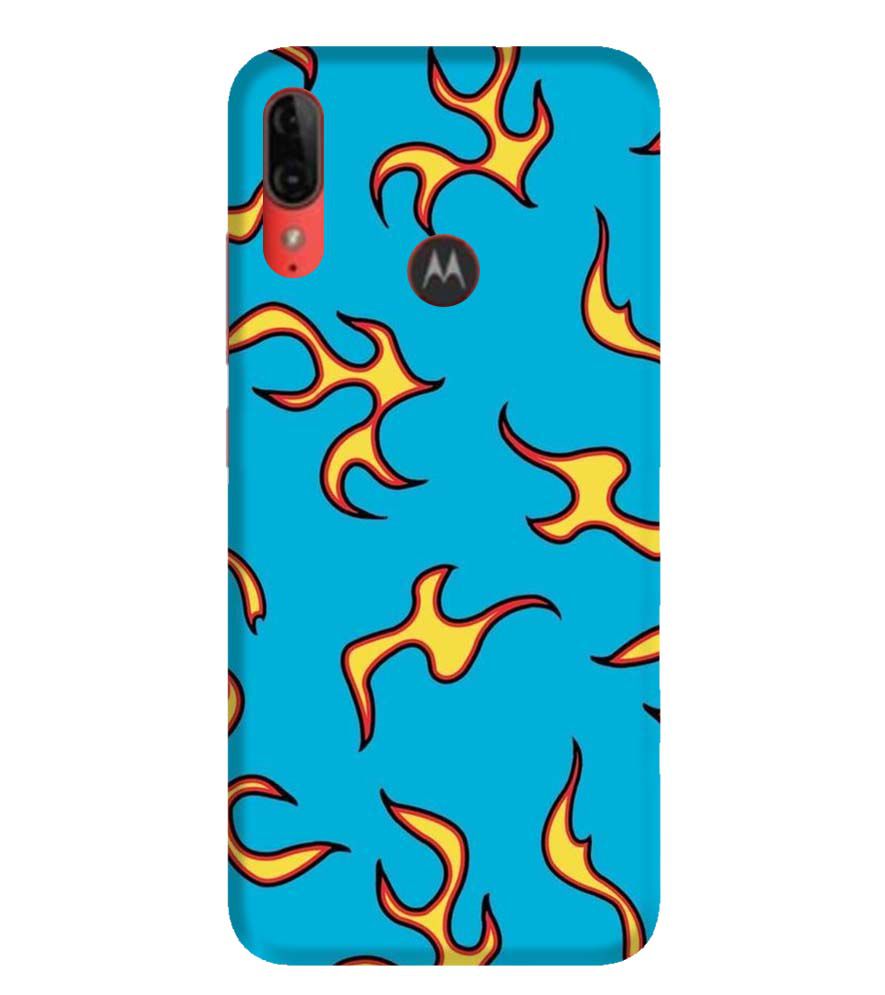 PS1303-Golf Wang Flame Back Cover for Motorola Moto E6s
