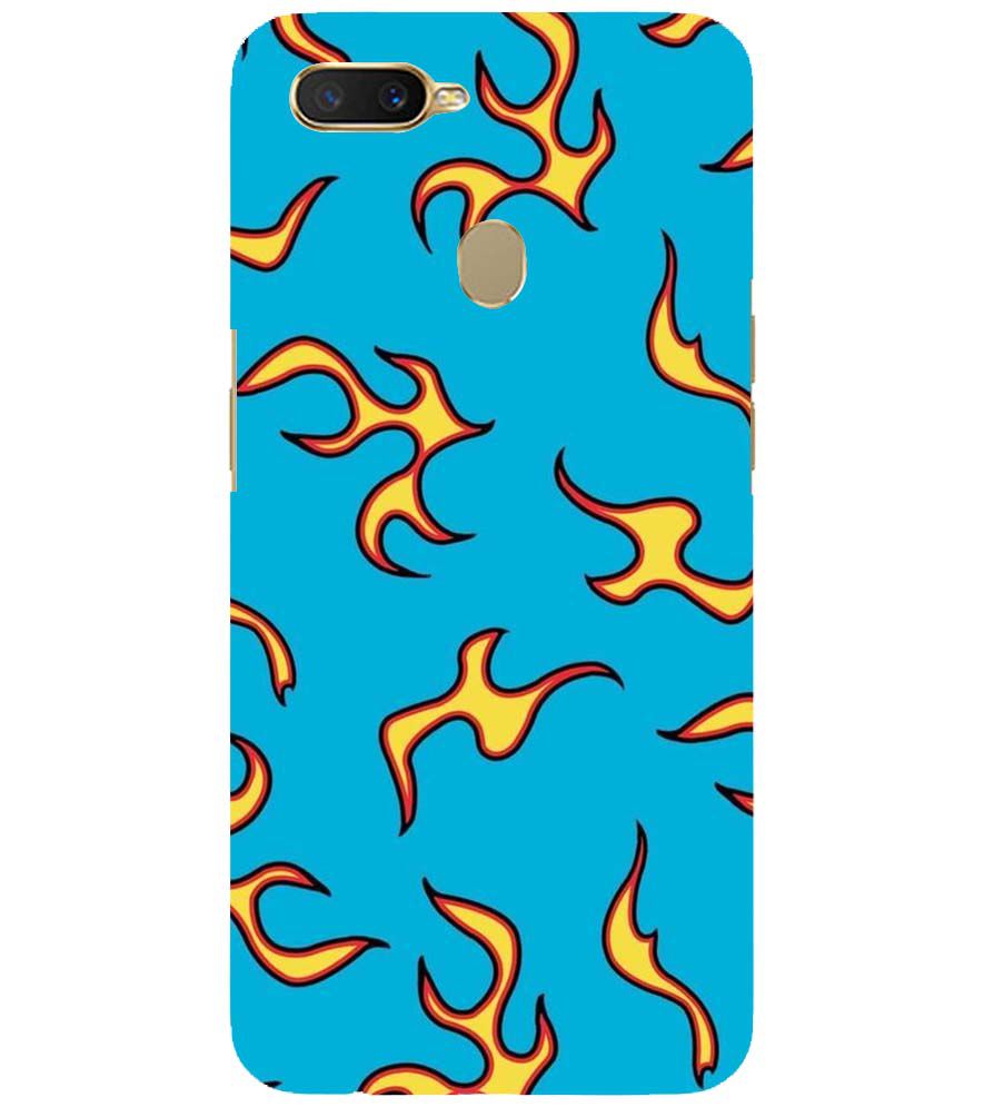 PS1303-Golf Wang Flame Back Cover for Oppo A11K