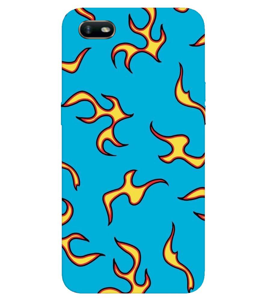 PS1303-Golf Wang Flame Back Cover for Oppo A1k