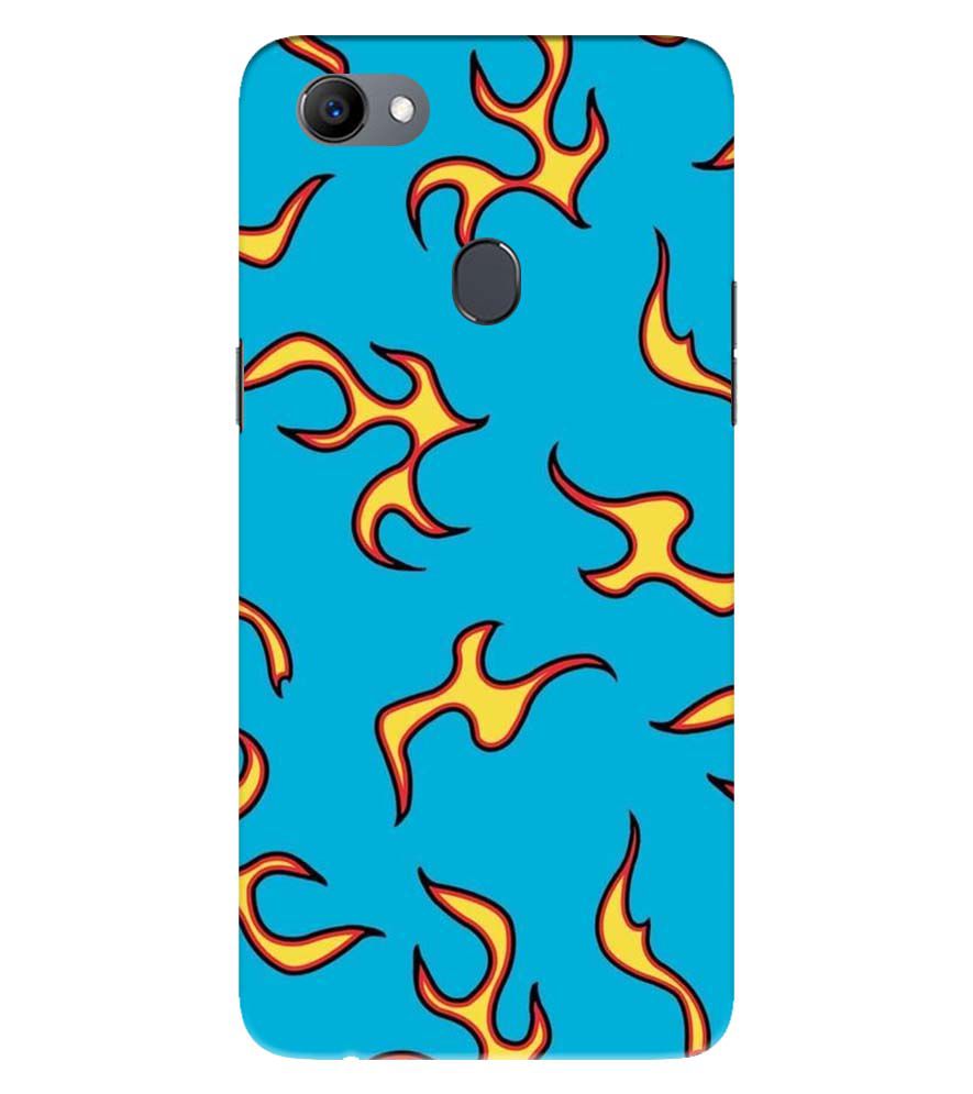 PS1303-Golf Wang Flame Back Cover for Oppo F5 Plus