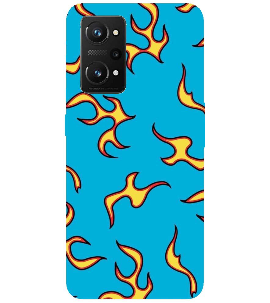 PS1303-Golf Wang Flame Back Cover for Realme X7 Max 5G