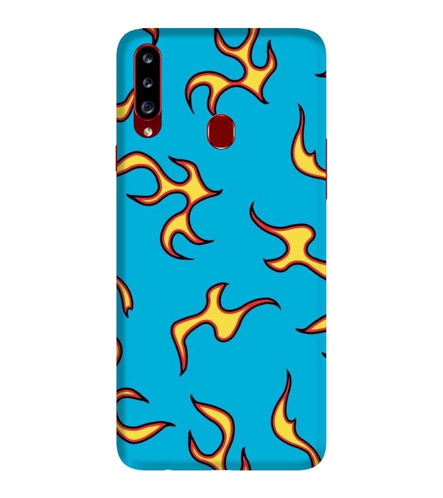 PS1303-Golf Wang Flame Back Cover for Samsung Galaxy A20s