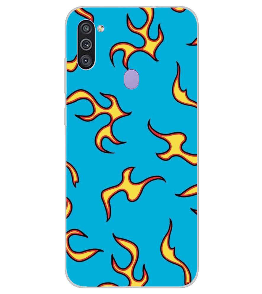 PS1303-Golf Wang Flame Back Cover for Samsung Galaxy M11