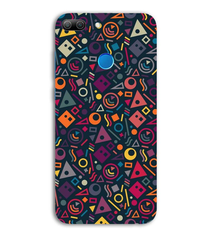PS1304-Abstract Pattern Back Cover for Honor 9 Lite