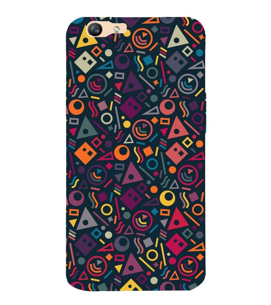 PS1304-Abstract Pattern Back Cover for Oppo F1s : A59