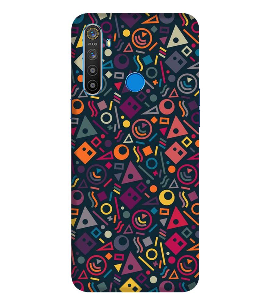 PS1304-Abstract Pattern Back Cover for Realme Narzo 10