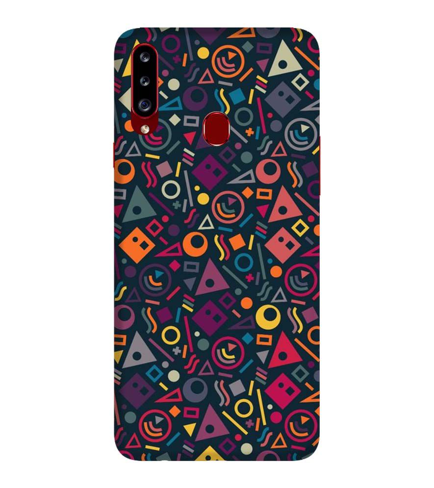 PS1304-Abstract Pattern Back Cover for Samsung Galaxy A20s