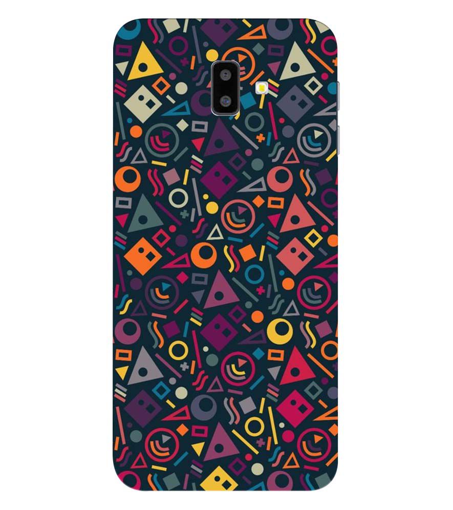 PS1304-Abstract Pattern Back Cover for Samsung Galaxy J6+