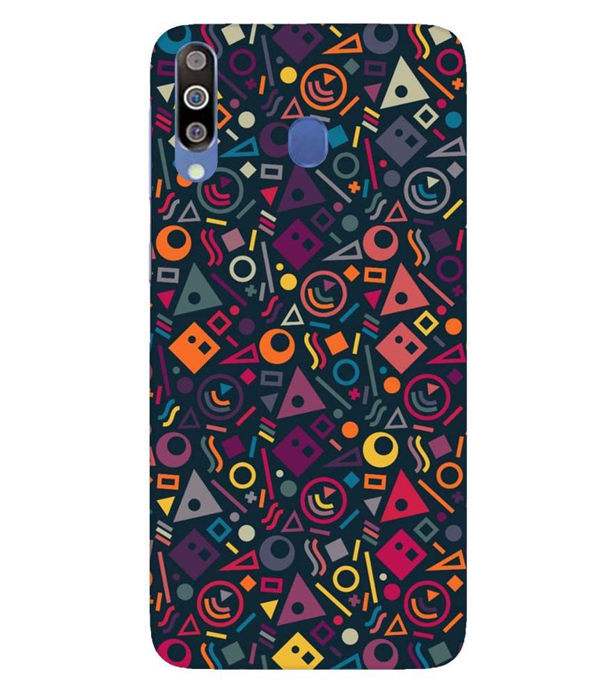 PS1304-Abstract Pattern Back Cover for Samsung Galaxy M30
