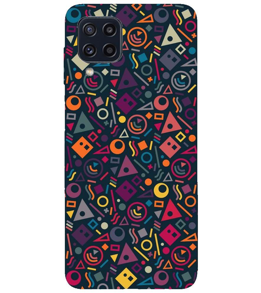 PS1304-Abstract Pattern Back Cover for Samsung Galaxy M32 Prime