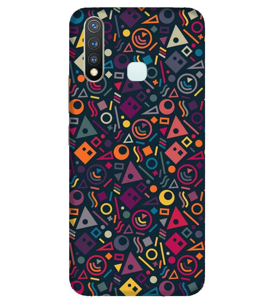 PS1304-Abstract Pattern Back Cover for Vivo U20