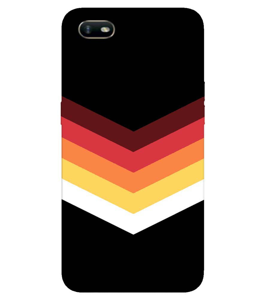 PS1306-Red Black Premium Back Cover for Oppo A1k