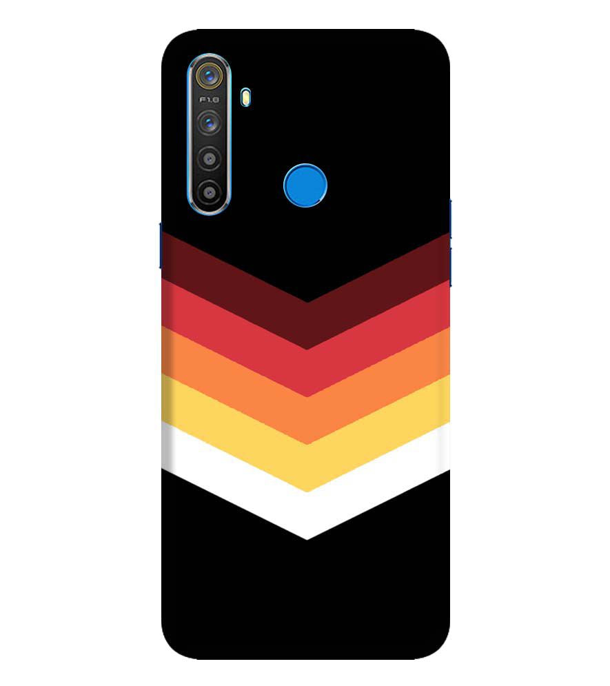 PS1306-Red Black Premium Back Cover for Realme Narzo 10