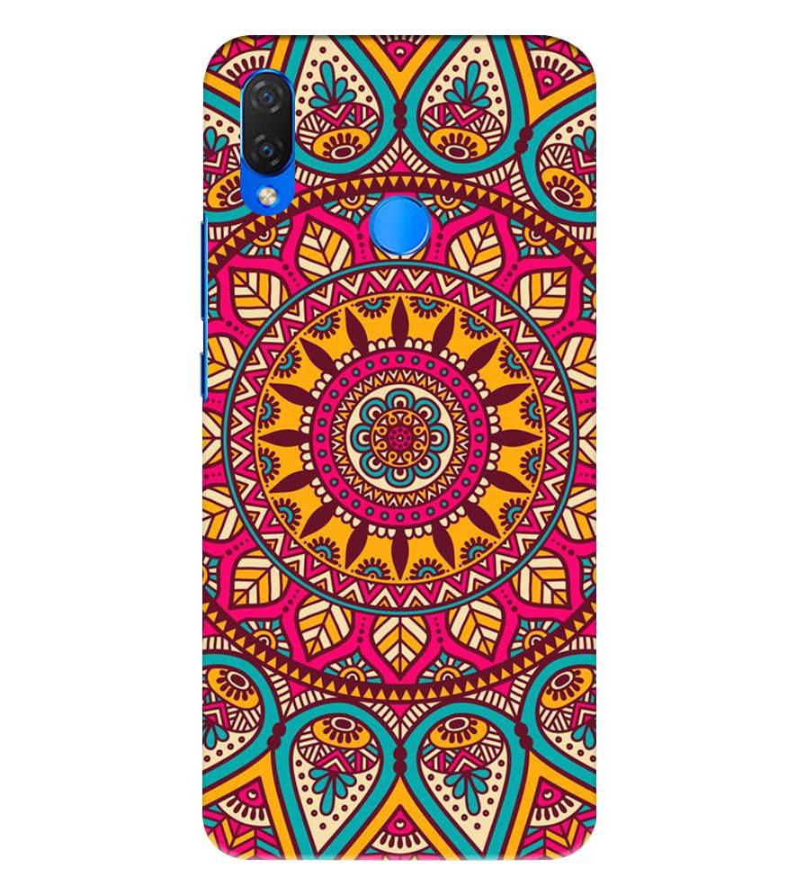 PS1309-Mandala Back Cover for Huawei Nova 3 and 3i