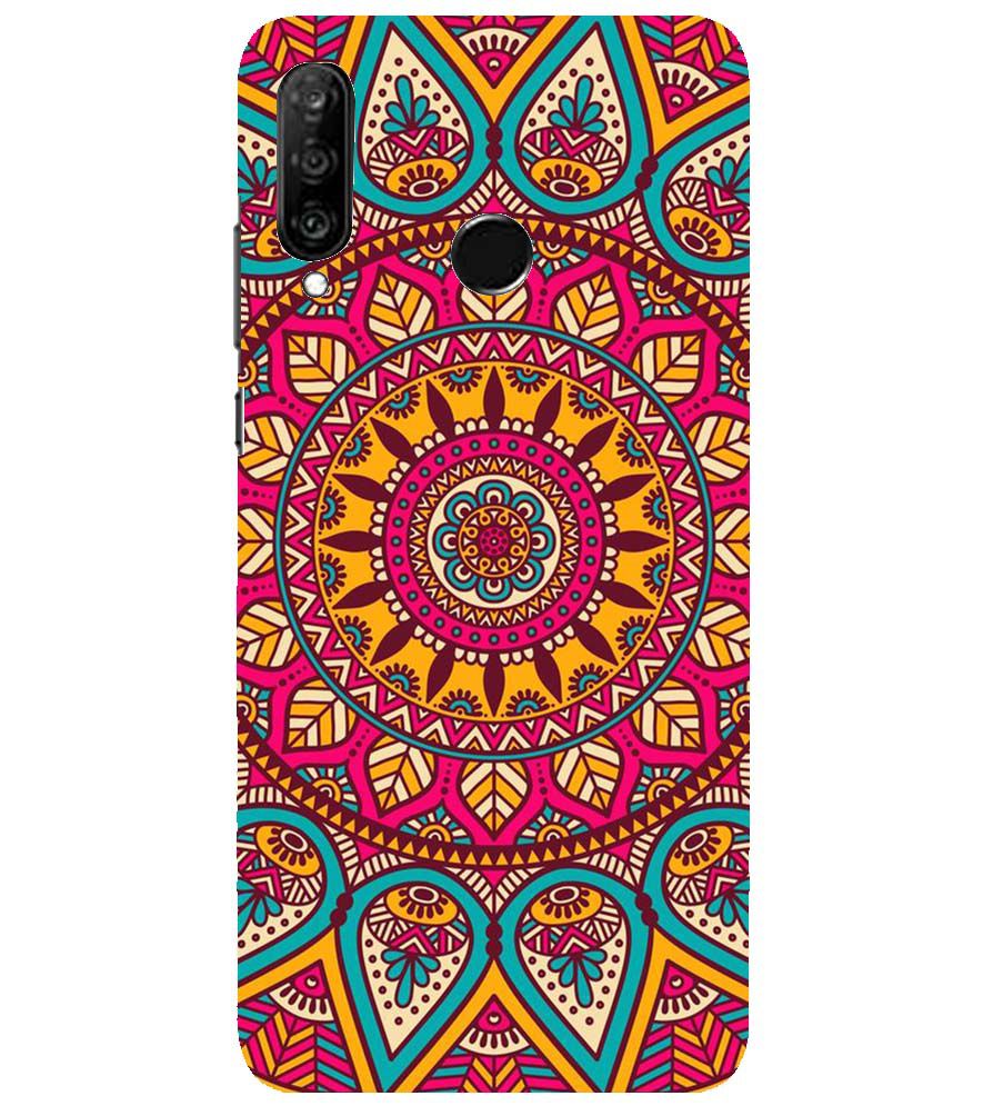 PS1309-Mandala Back Cover for Huawei nova 4e