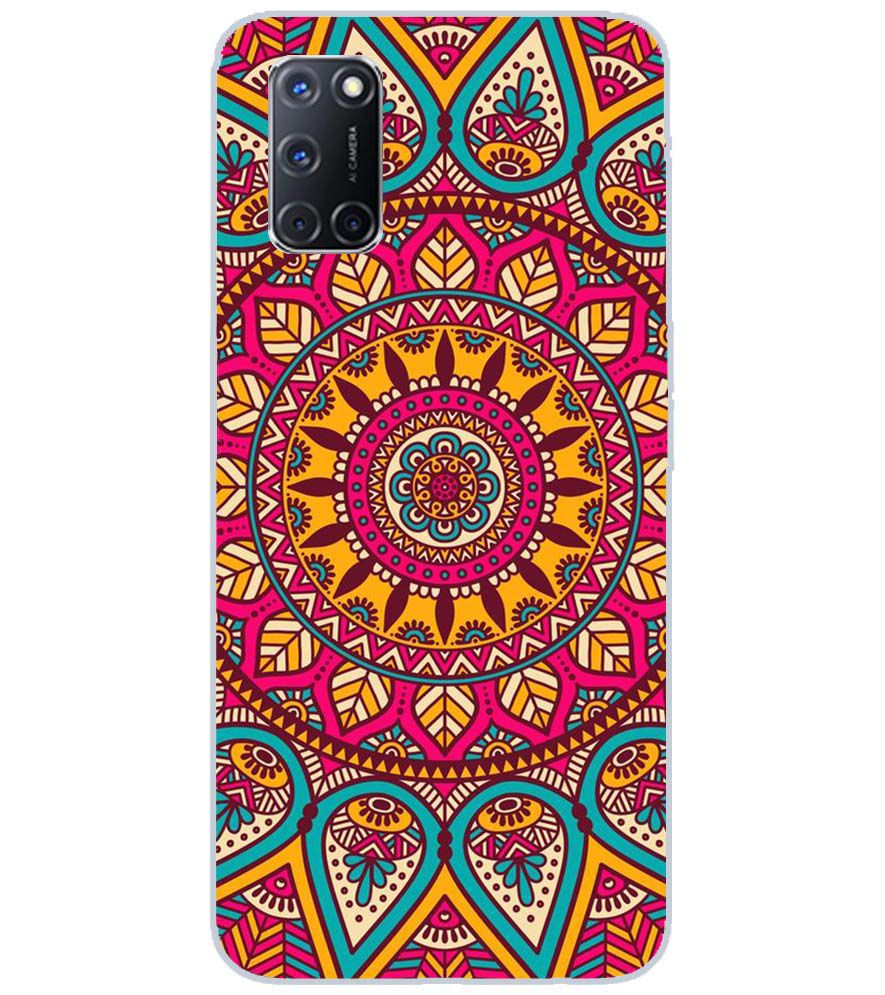 PS1309-Mandala Back Cover for Oppo A72