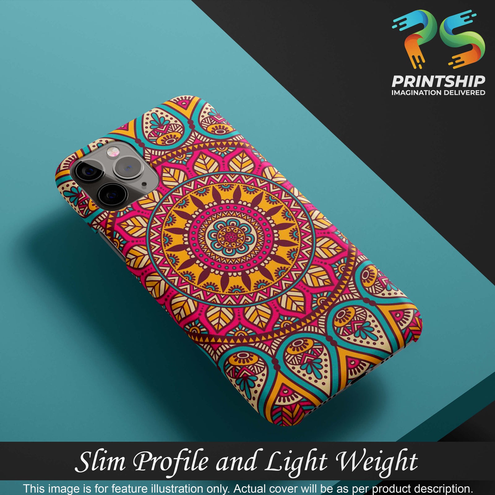 PS1309-Mandala Back Cover for Google Pixel 4-Image4