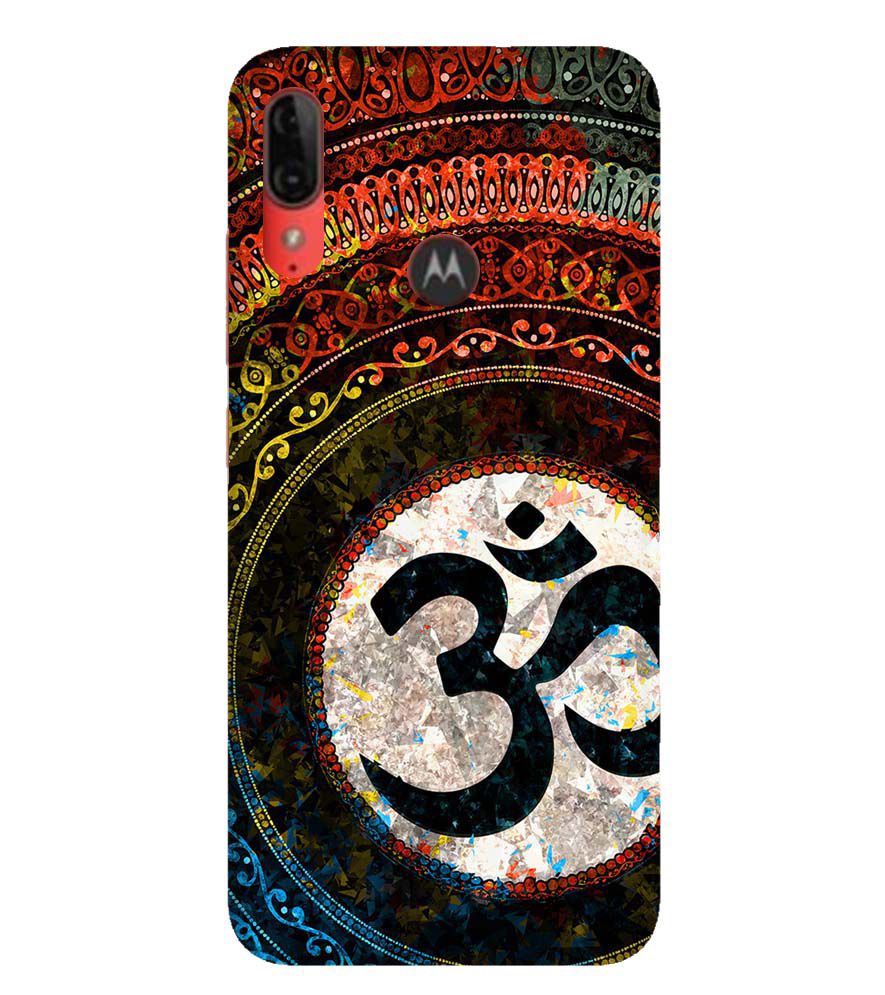 PS1311-Om Yoga Back Cover for Motorola Moto E6s