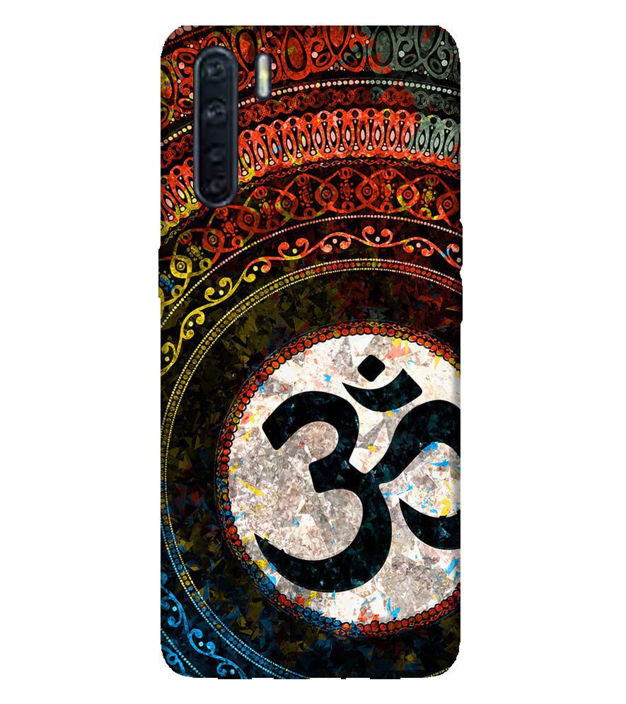 PS1311-Om Yoga Back Cover for Oppo A91