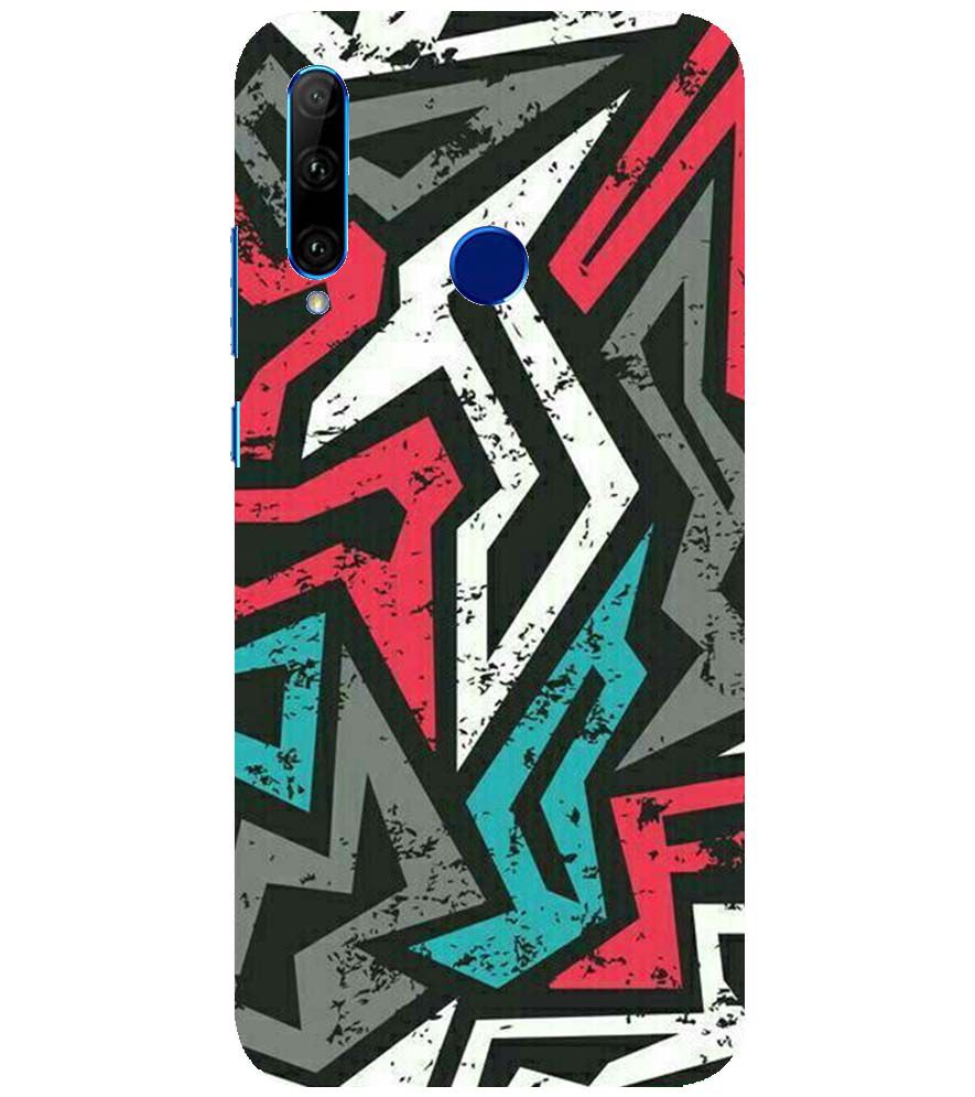 PS1312-Graffiti Abstract Back Cover for Huawei Honor 10i